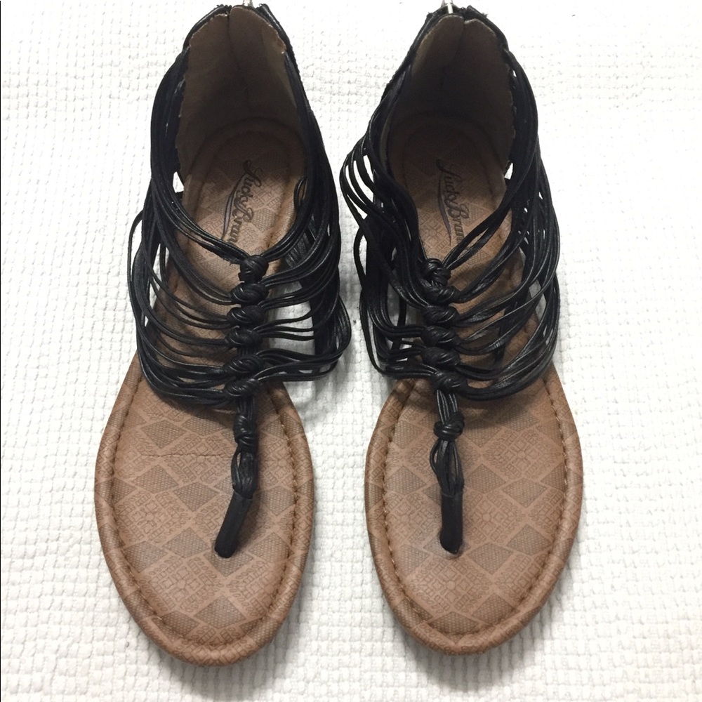 Lucky Brand Black Sandals